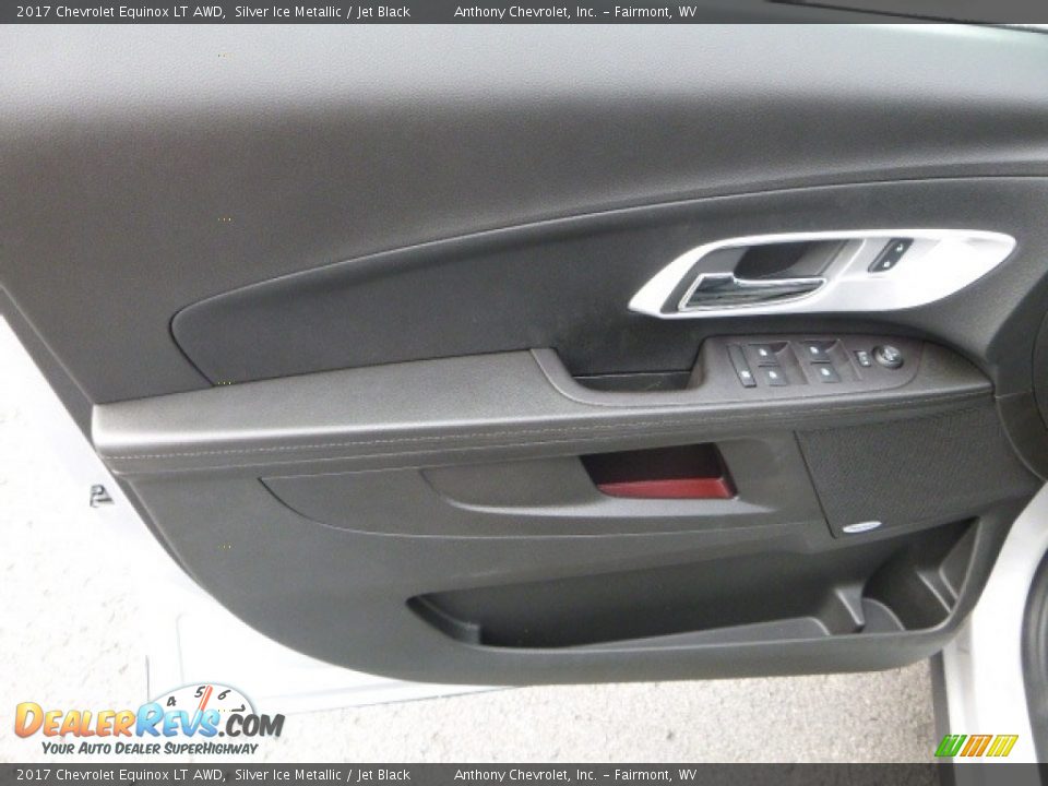2017 Chevrolet Equinox LT AWD Silver Ice Metallic / Jet Black Photo #13