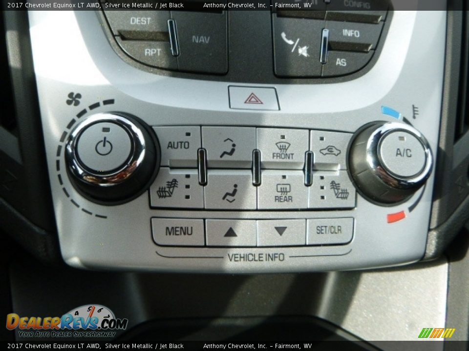 2017 Chevrolet Equinox LT AWD Silver Ice Metallic / Jet Black Photo #19