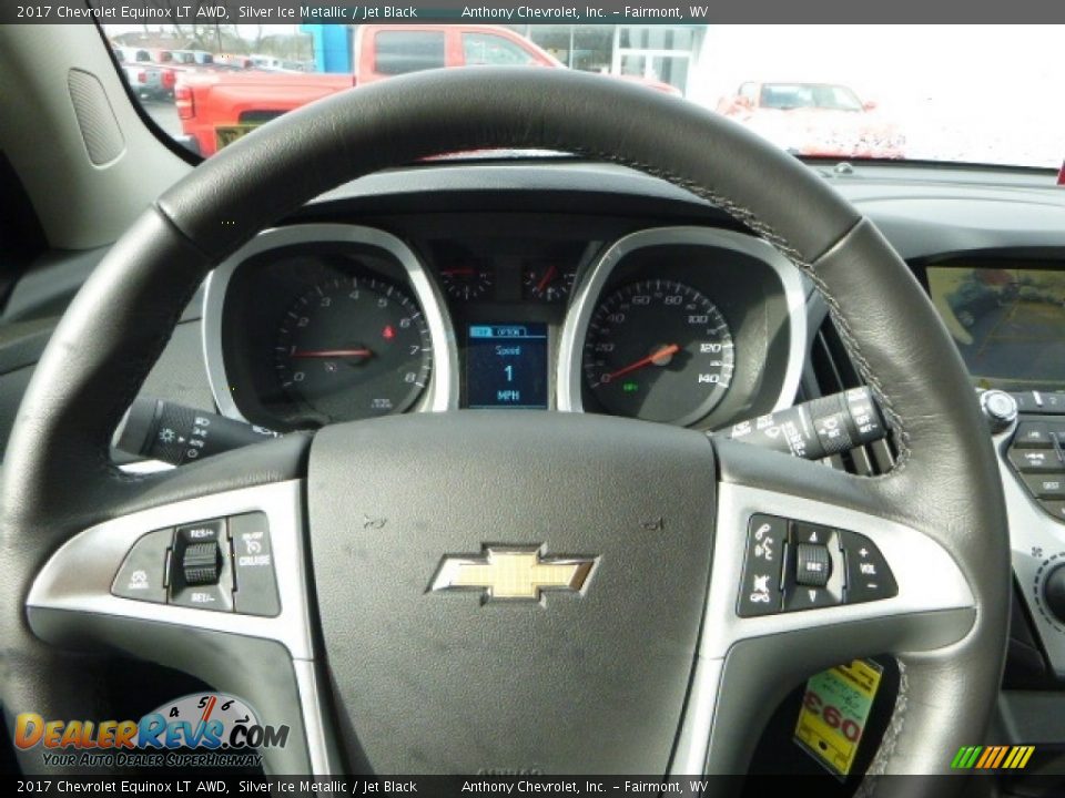 2017 Chevrolet Equinox LT AWD Silver Ice Metallic / Jet Black Photo #20