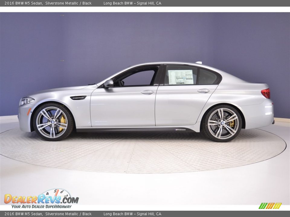 Silverstone Metallic 2016 BMW M5 Sedan Photo #3