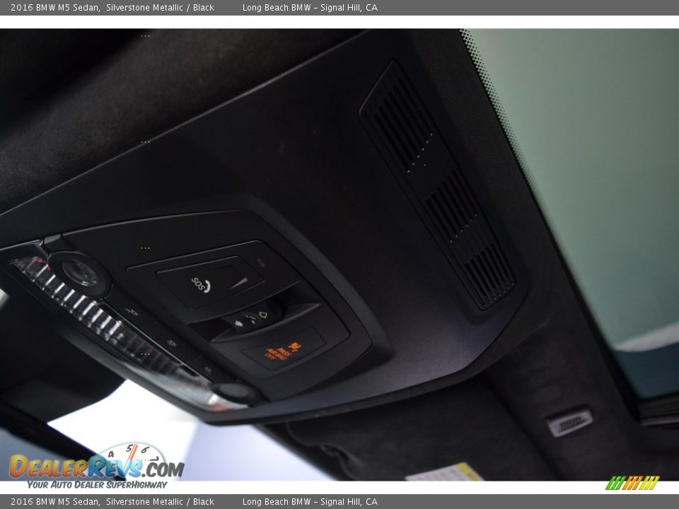 2016 BMW M5 Sedan Silverstone Metallic / Black Photo #13