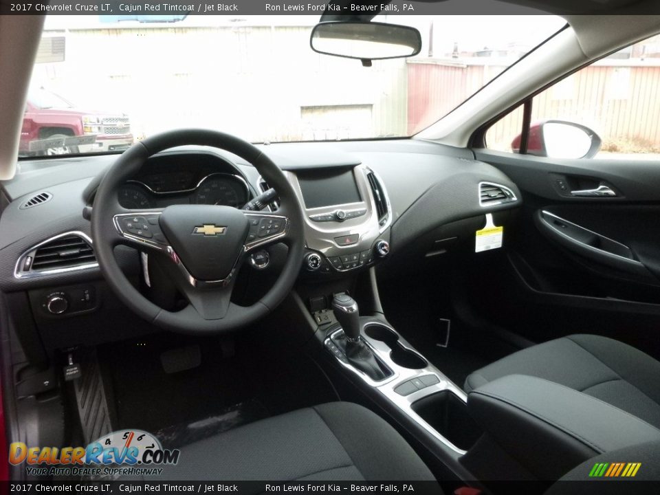 Jet Black Interior - 2017 Chevrolet Cruze LT Photo #12