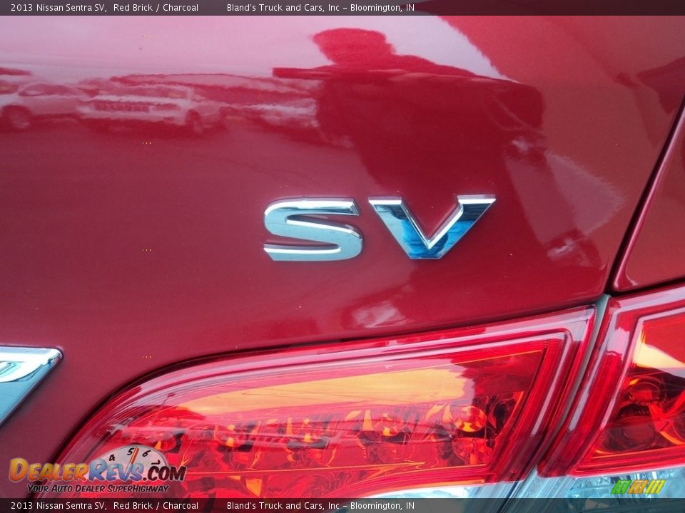2013 Nissan Sentra SV Red Brick / Charcoal Photo #24