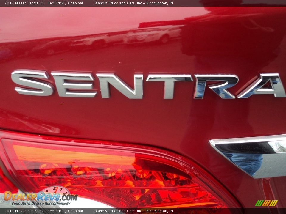 2013 Nissan Sentra SV Red Brick / Charcoal Photo #26