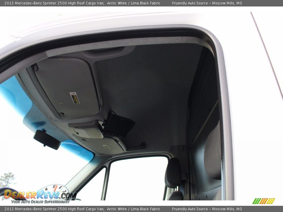 2013 Mercedes-Benz Sprinter 2500 High Roof Cargo Van Arctic White / Lima Black Fabric Photo #21