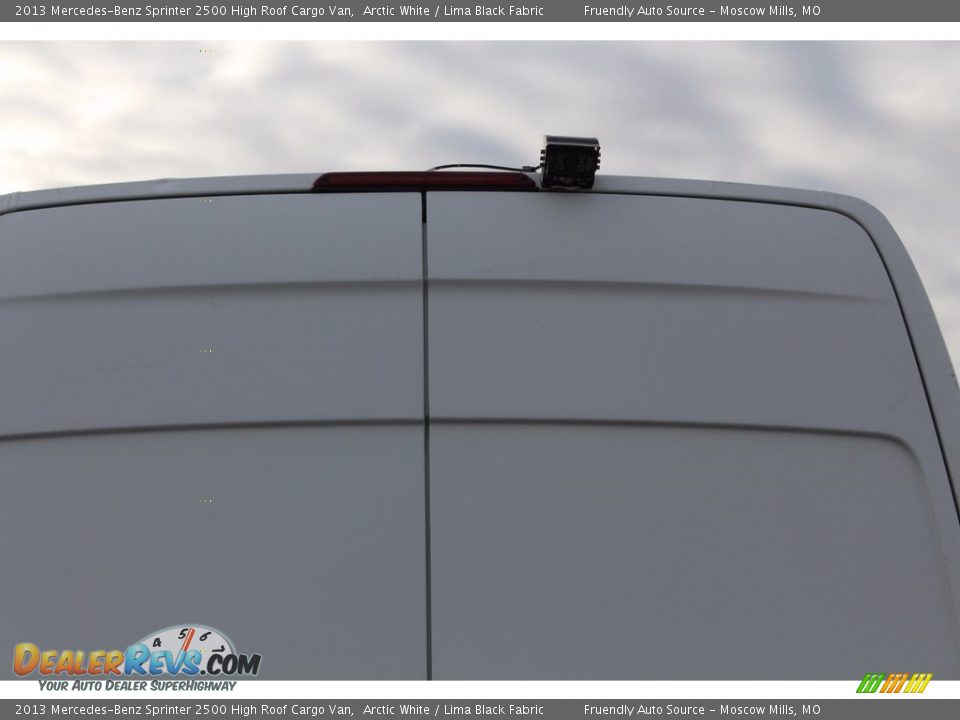 2013 Mercedes-Benz Sprinter 2500 High Roof Cargo Van Arctic White / Lima Black Fabric Photo #24