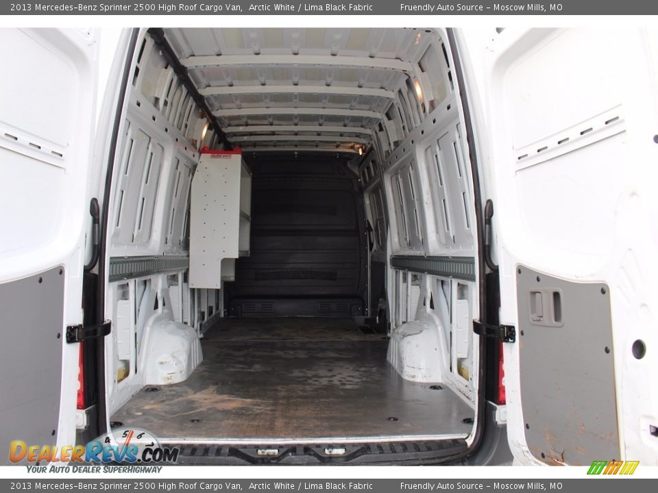 2013 Mercedes-Benz Sprinter 2500 High Roof Cargo Van Arctic White / Lima Black Fabric Photo #30