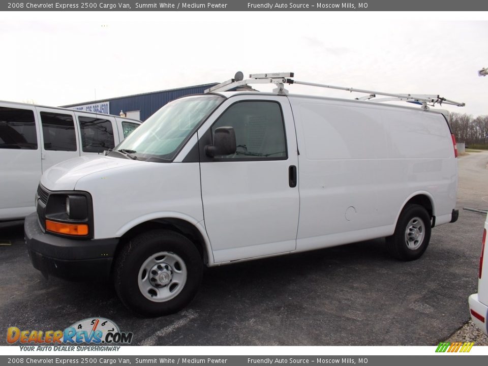 2008 Chevrolet Express 2500 Cargo Van Summit White / Medium Pewter Photo #30