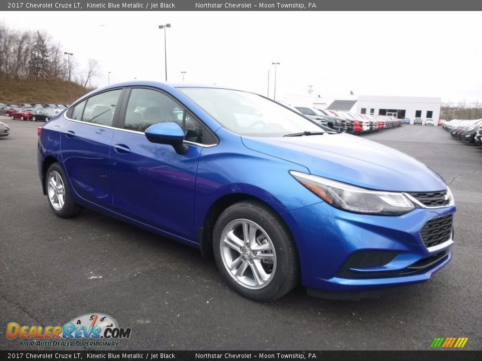 2017 Chevrolet Cruze LT Kinetic Blue Metallic / Jet Black Photo #3