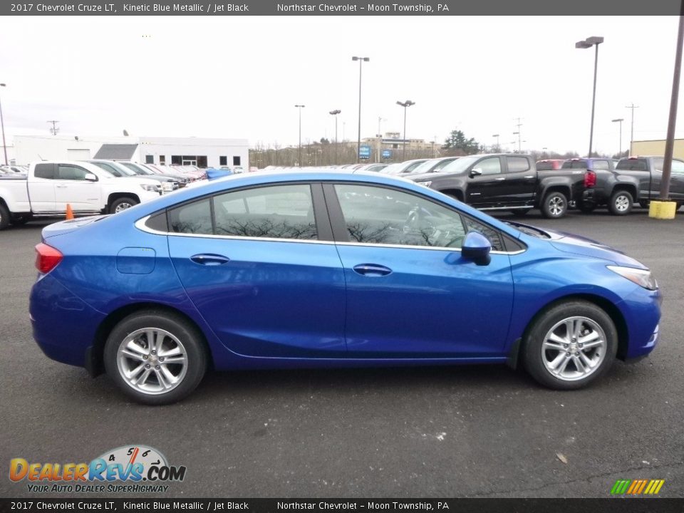 2017 Chevrolet Cruze LT Kinetic Blue Metallic / Jet Black Photo #4