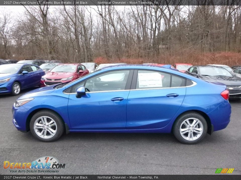 2017 Chevrolet Cruze LT Kinetic Blue Metallic / Jet Black Photo #8