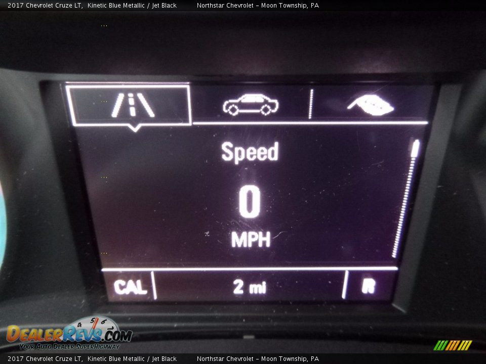 2017 Chevrolet Cruze LT Kinetic Blue Metallic / Jet Black Photo #20