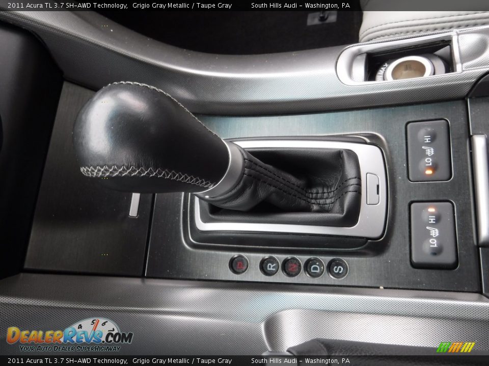 2011 Acura TL 3.7 SH-AWD Technology Grigio Gray Metallic / Taupe Gray Photo #27