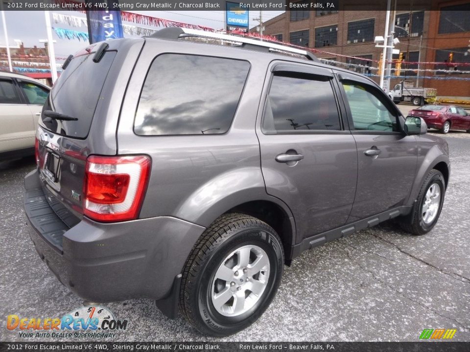 2012 Ford Escape Limited V6 4WD Sterling Gray Metallic / Charcoal Black Photo #2