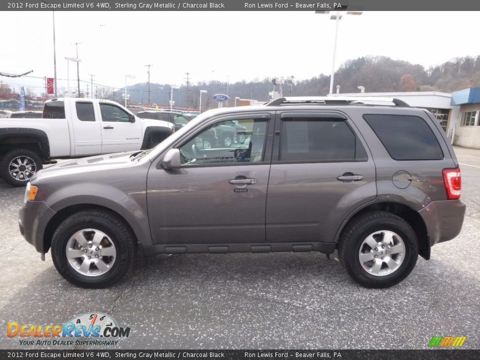 2012 Ford Escape Limited V6 4WD Sterling Gray Metallic / Charcoal Black Photo #5