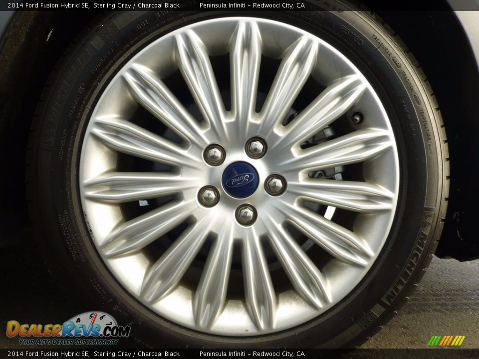 2014 Ford Fusion Hybrid SE Sterling Gray / Charcoal Black Photo #20
