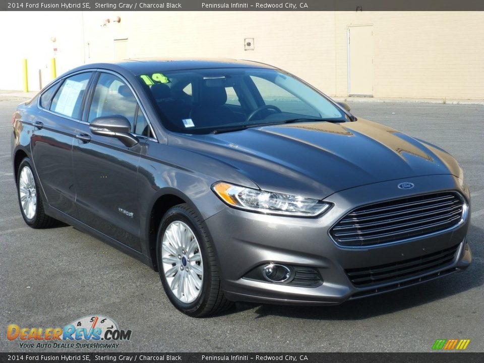 2014 Ford Fusion Hybrid SE Sterling Gray / Charcoal Black Photo #22