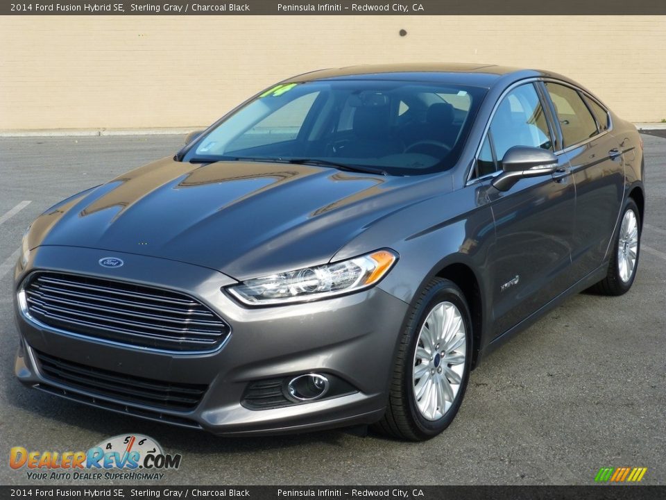 2014 Ford Fusion Hybrid SE Sterling Gray / Charcoal Black Photo #24
