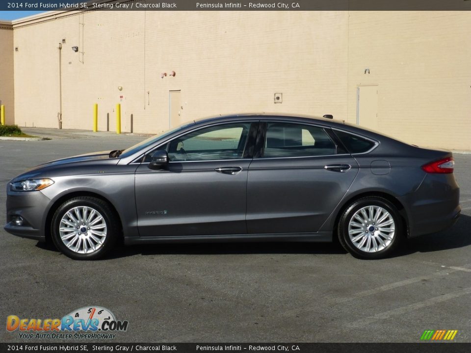 2014 Ford Fusion Hybrid SE Sterling Gray / Charcoal Black Photo #25