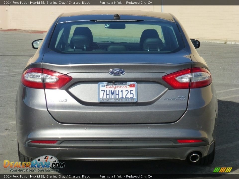 2014 Ford Fusion Hybrid SE Sterling Gray / Charcoal Black Photo #27