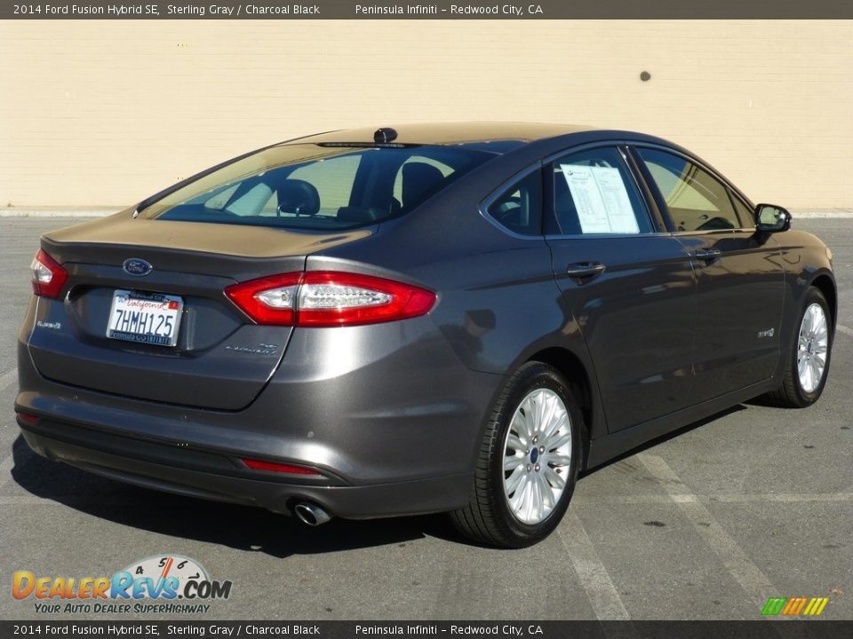 2014 Ford Fusion Hybrid SE Sterling Gray / Charcoal Black Photo #28