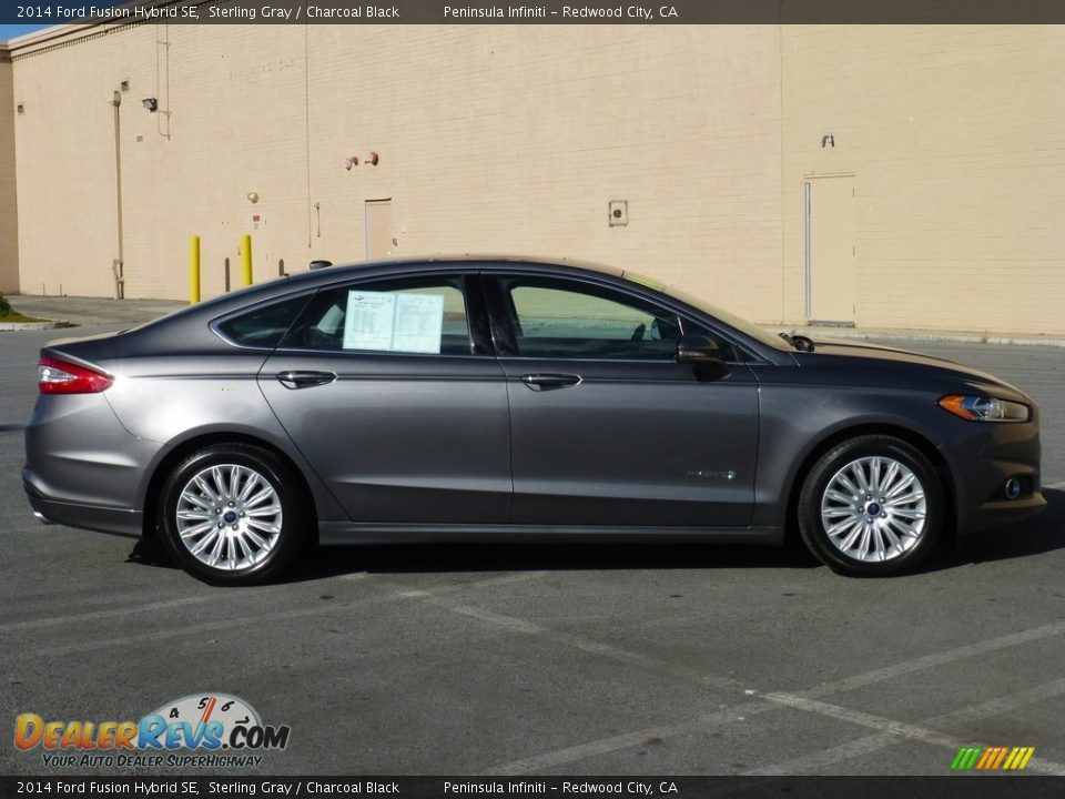 2014 Ford Fusion Hybrid SE Sterling Gray / Charcoal Black Photo #29