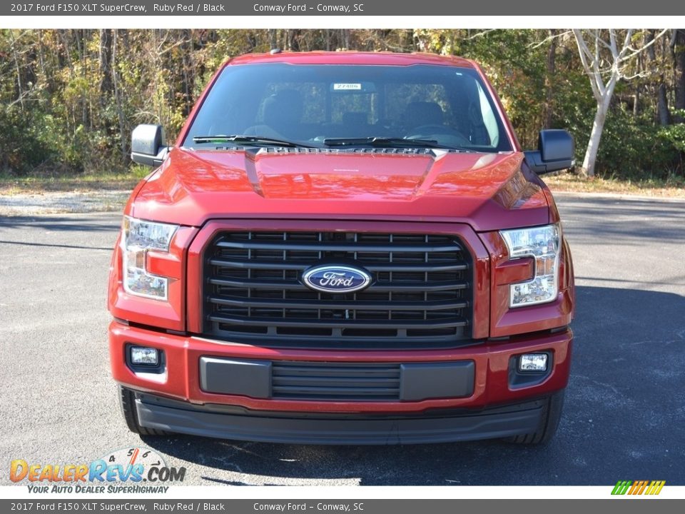 2017 Ford F150 XLT SuperCrew Ruby Red / Black Photo #12