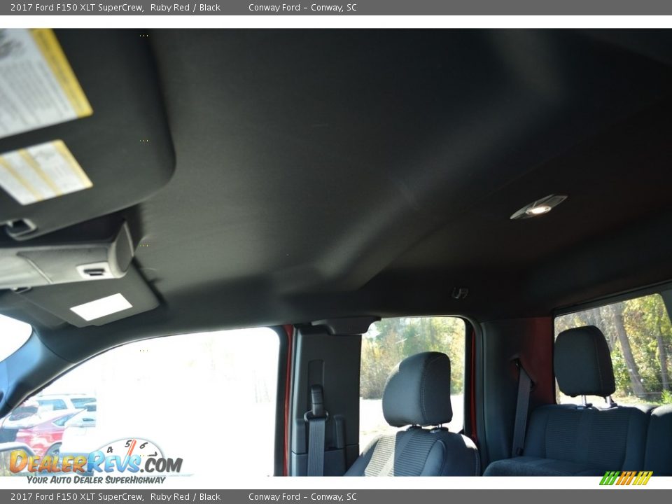 2017 Ford F150 XLT SuperCrew Ruby Red / Black Photo #14