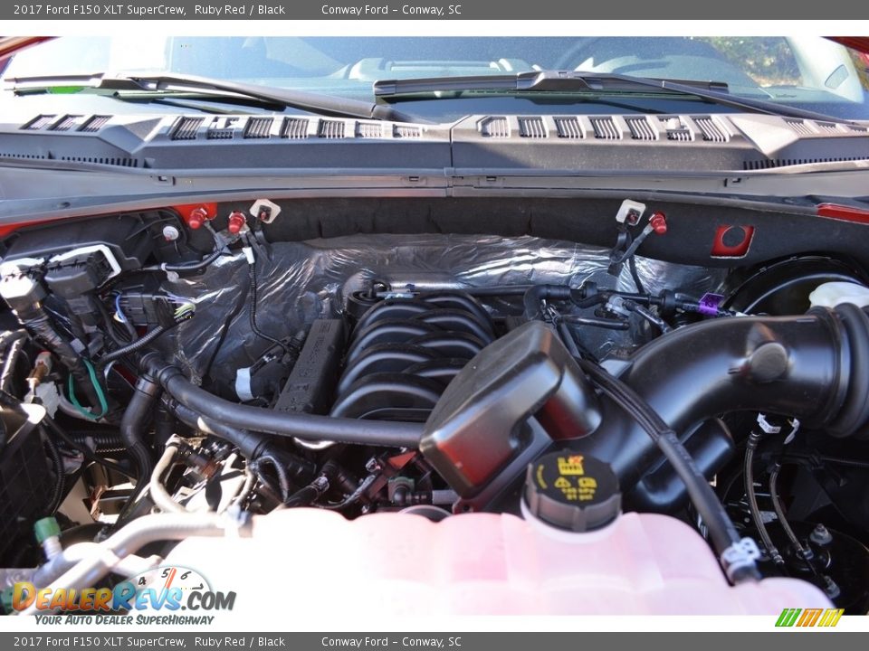 2017 Ford F150 XLT SuperCrew Ruby Red / Black Photo #15