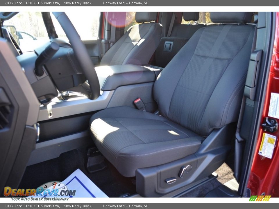2017 Ford F150 XLT SuperCrew Ruby Red / Black Photo #16