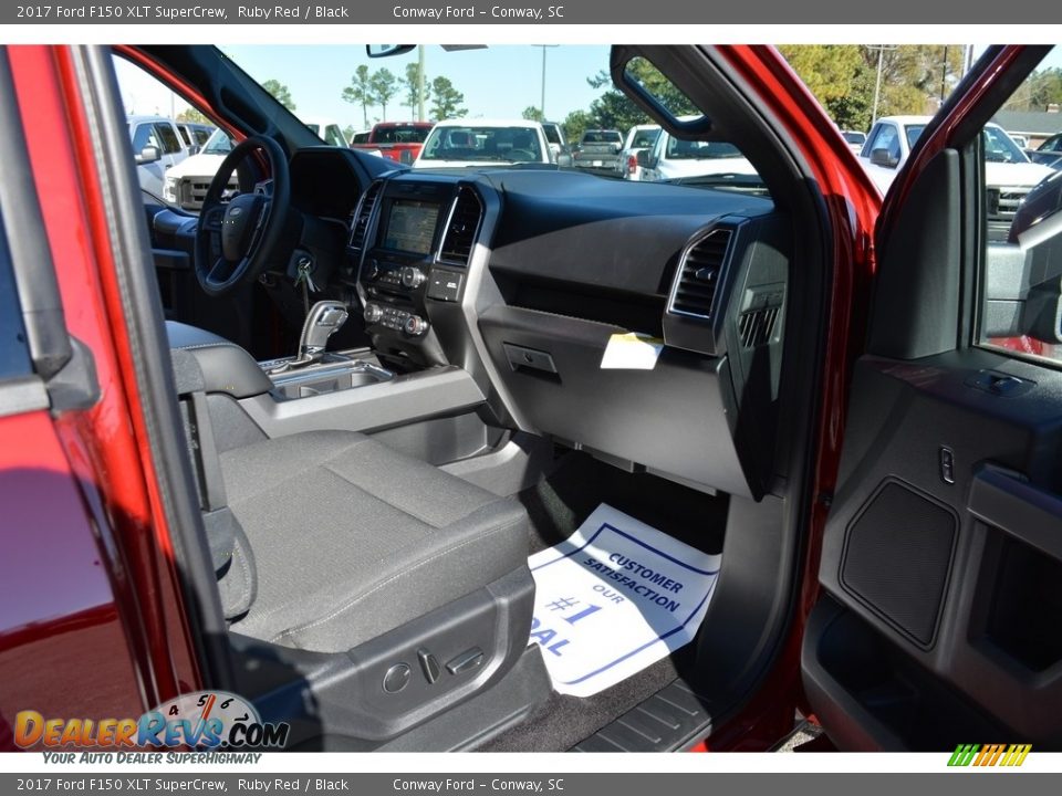 2017 Ford F150 XLT SuperCrew Ruby Red / Black Photo #19