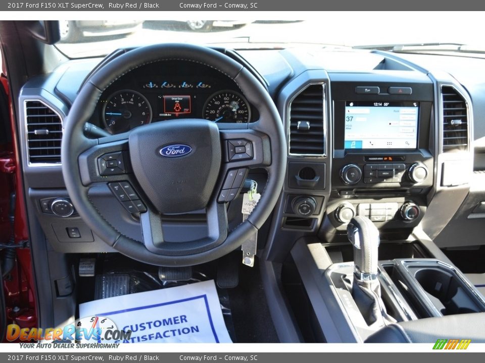 2017 Ford F150 XLT SuperCrew Ruby Red / Black Photo #20