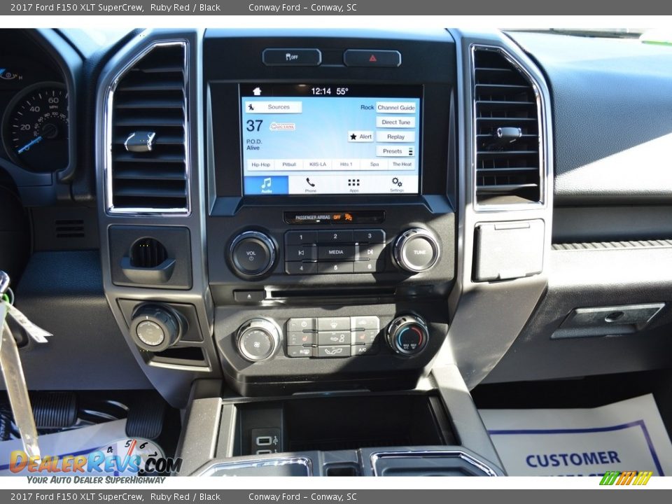 2017 Ford F150 XLT SuperCrew Ruby Red / Black Photo #22