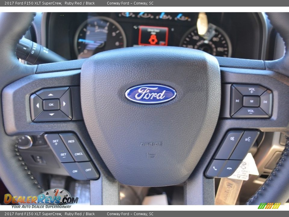 2017 Ford F150 XLT SuperCrew Ruby Red / Black Photo #24