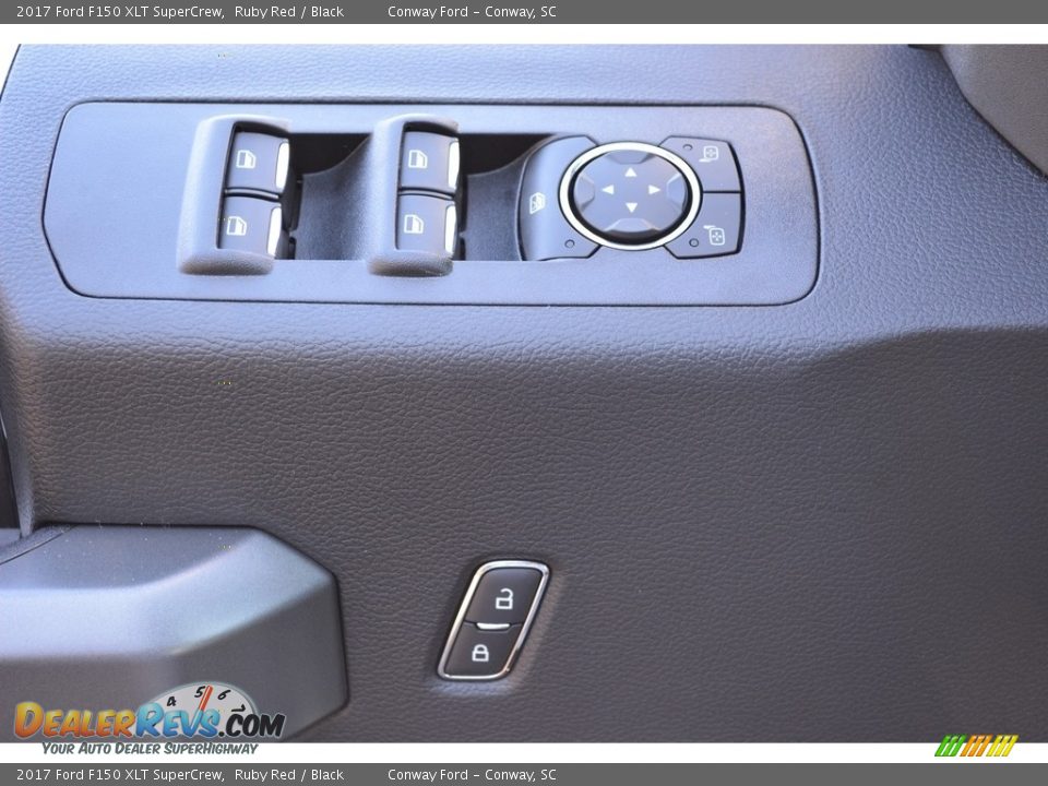 2017 Ford F150 XLT SuperCrew Ruby Red / Black Photo #25