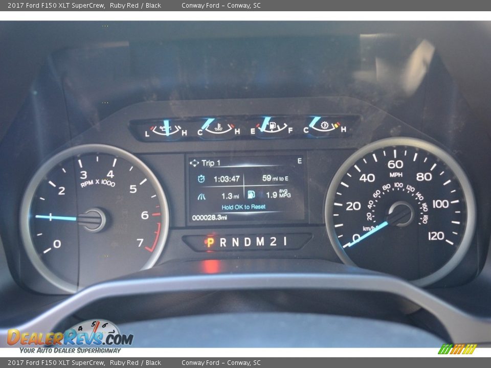 2017 Ford F150 XLT SuperCrew Ruby Red / Black Photo #26
