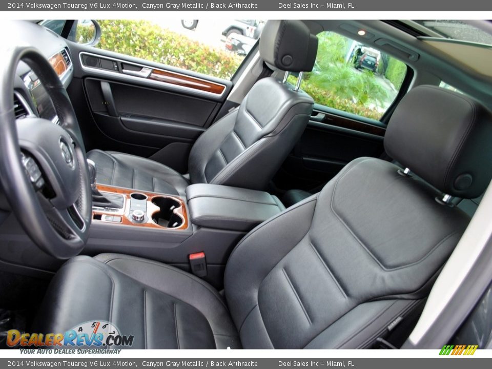 2014 Volkswagen Touareg V6 Lux 4Motion Canyon Gray Metallic / Black Anthracite Photo #14