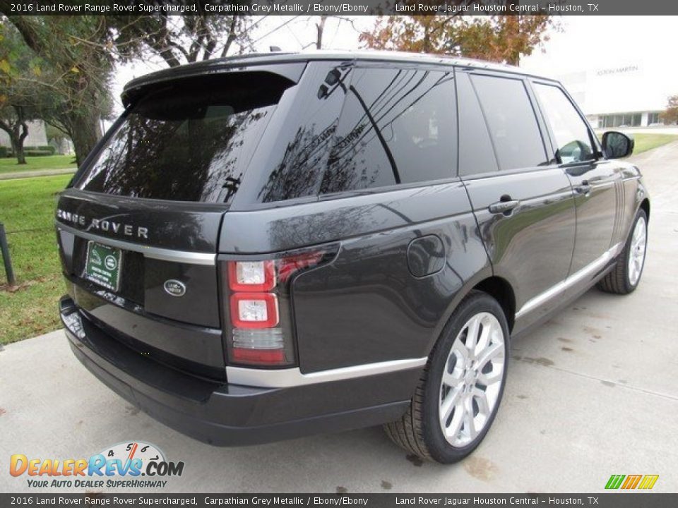 2016 Land Rover Range Rover Supercharged Carpathian Grey Metallic / Ebony/Ebony Photo #7