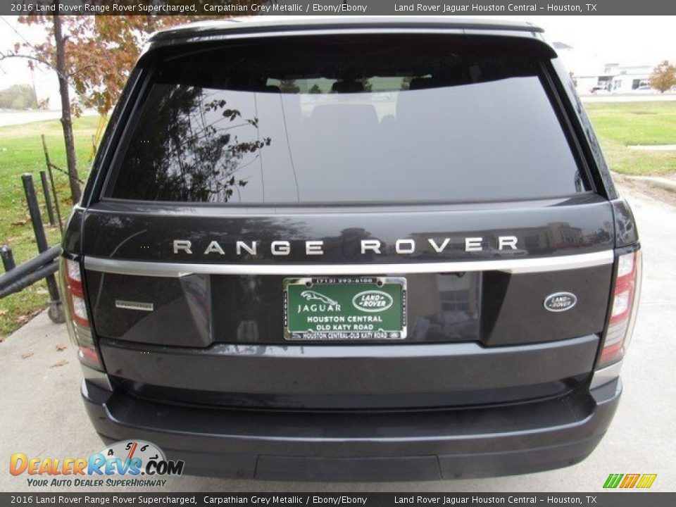 2016 Land Rover Range Rover Supercharged Carpathian Grey Metallic / Ebony/Ebony Photo #8