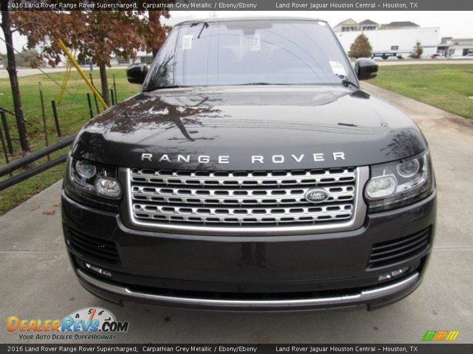 2016 Land Rover Range Rover Supercharged Carpathian Grey Metallic / Ebony/Ebony Photo #9