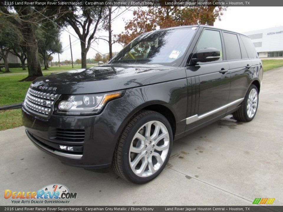 2016 Land Rover Range Rover Supercharged Carpathian Grey Metallic / Ebony/Ebony Photo #10