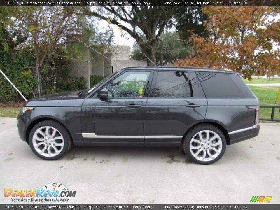 2016 Land Rover Range Rover Supercharged Carpathian Grey Metallic / Ebony/Ebony Photo #11