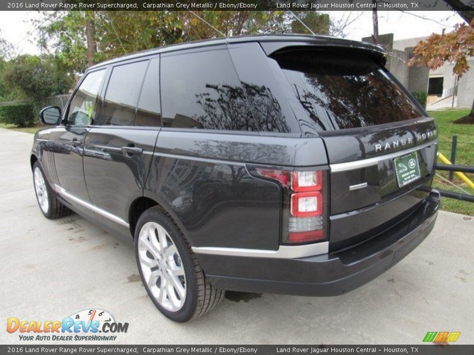 2016 Land Rover Range Rover Supercharged Carpathian Grey Metallic / Ebony/Ebony Photo #12
