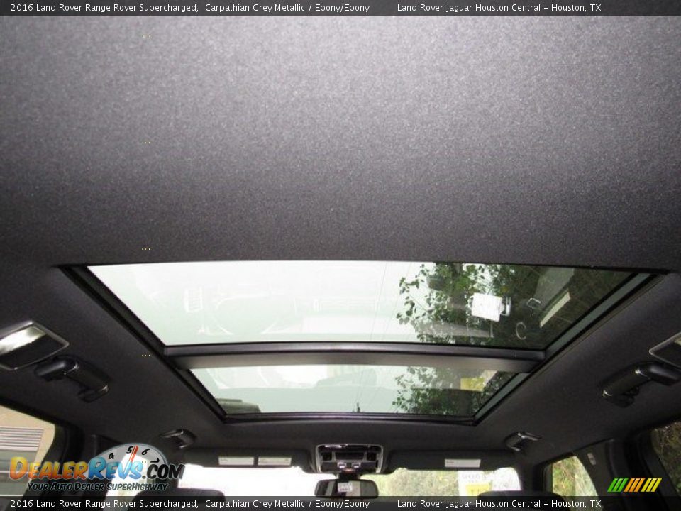 2016 Land Rover Range Rover Supercharged Carpathian Grey Metallic / Ebony/Ebony Photo #17