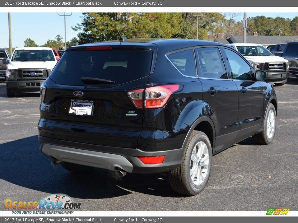 2017 Ford Escape SE Shadow Black / Charcoal Black Photo #3