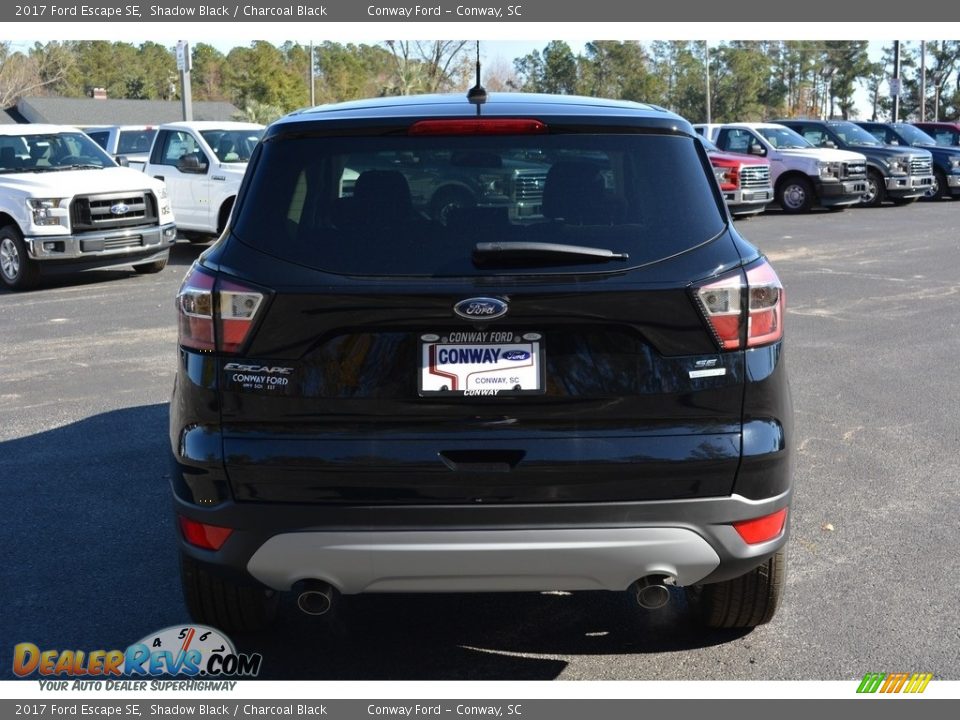 2017 Ford Escape SE Shadow Black / Charcoal Black Photo #4