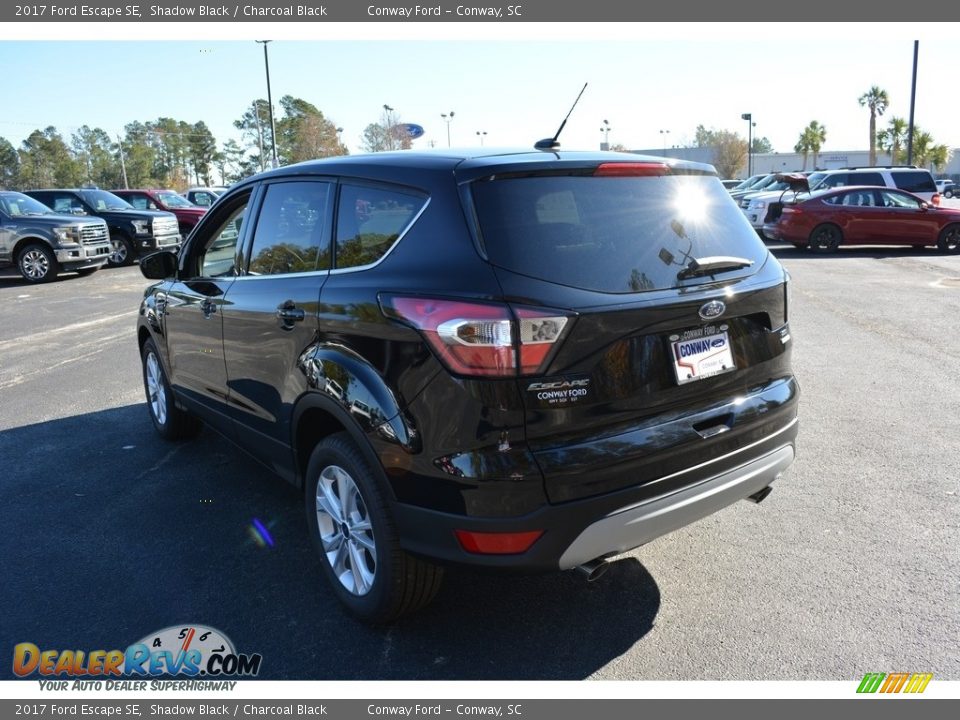 2017 Ford Escape SE Shadow Black / Charcoal Black Photo #7