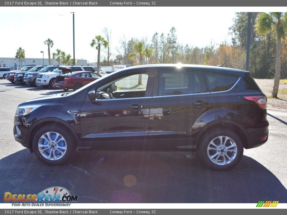 2017 Ford Escape SE Shadow Black / Charcoal Black Photo #8