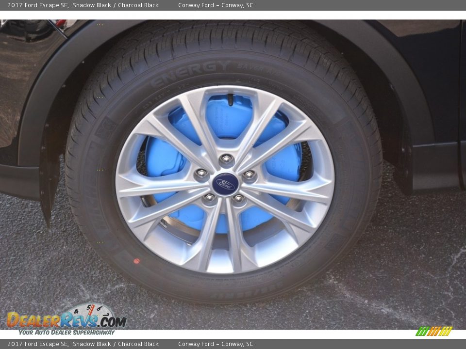 2017 Ford Escape SE Shadow Black / Charcoal Black Photo #9