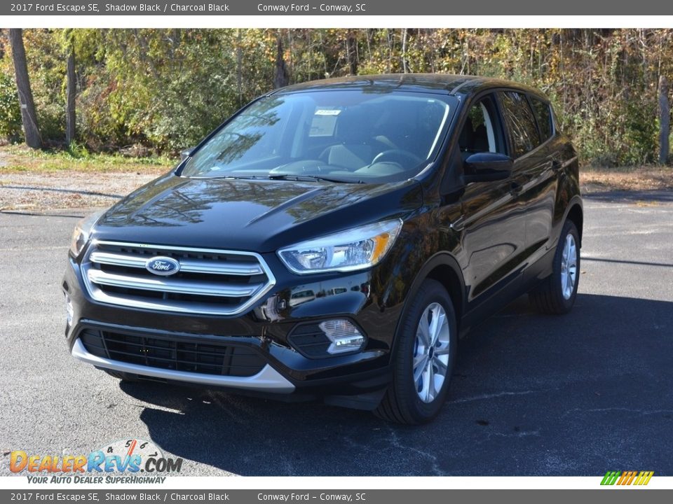 2017 Ford Escape SE Shadow Black / Charcoal Black Photo #10